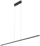 Czarna lampa wisząca podłużna listwa 120cm Nowodvorski 10363 Bar S LED 21W 3000K