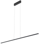 Czarna lampa wisząca podłużna listwa 120cm Nowodvorski 10847 Bar S LED 21W 4000K