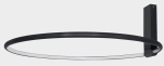 Lampa sufitowa plafon pierścień czarny Azzardo AZ6200 Vincent 40 BK LED 32W 3000/4000/6000K 39,5cm