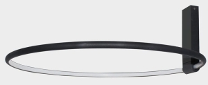 Lampa sufitowa plafon pierścień czarny Azzardo AZ6200 Vincent 40 BK LED 32W 3000/4000/6000K 39,5cm