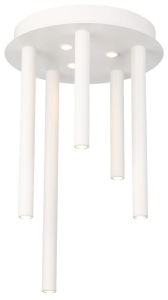 Lampa sufitowa plafon wielopunktowy biały Azzardo AZ5752 Ilios 5 Top 3-step Dimm LED 32W 3000K