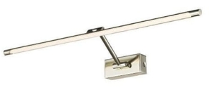 Kinkiet w kolorze nikiel satyna nad lustro lub obraz Azzardo AZ2661 Davinci LED 16W 3000K 90cm