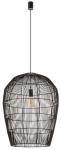 Lampa wisząca z dużym czarnym bambusowym kloszem Nowodvorski 11168 Haiti E27