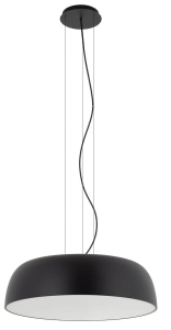 Czarno biała kopułowa lampa wisząca nad stół Nowodvorski 11230 Satellite E27 58cm