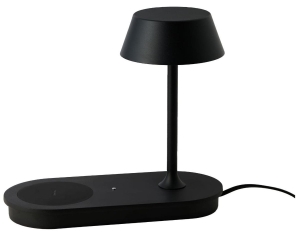 Lampa stołowa z funkcją ładowania czarna Azzardo AZ5913 Fino Table Dimm NFC Charger LED 9W 3000K