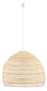 Rattanowa lampa wisząca do sypialni Nowodvorski 11152 Boho E27 60cm