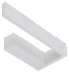 Biały kinkiet łazienkowy z obracanym źródłem światła Azzardo AZ2962 Dalen LED 12W 4000K IP44 23cm