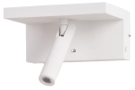 Lampa ścienna kinkiet z funkcją ładowania biały Azzardo AZ5911 Hylla Wall NFC Charger LED 5W 3000K
