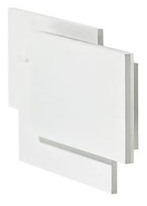 Biały płaski kinkiet prostokąty Azzardo AZ2199 Clover LED 12W 3000K