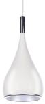 Biała lampa wisząca łezka Azzardo AZ0287 Spell E27 16cm