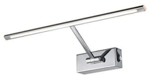 Chromowany kinkiet obrazowy galeryjka Azzardo AZ2645 Monalisa LED 8W 3000K CRI90 45,5cm