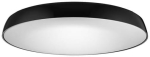 Czarny okrągły płaski plafon ledowy Azzardo AZ2737 Cortona LED 24W 3000K 41cm