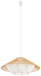 Lampa wisząca z sznurkowym abażurem w kolorze naturalnego drewna Nowodvorski 11157 Japandi E27 60cm