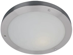 Okrągły płaski plafon sufitowy wodoszczelny Azzardo AZ1597 Umbra E27 IP44 31cm