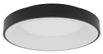 Okrągły czarno biały wklęsły plafon sufitowy ledowy Nowodvorski 11211 Nikki Round 48W 4000K 48cm