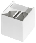 Biały kinkiet kostka sześcian Azzardo AZ0951 Leticia G9