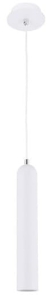 Lampa wisząca walec w kolorze białym Azzardo AZ1237 Tubo GU10 6cm x 120cm