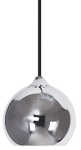 Mała lampa wisząca chromowana kula 12cm Azzardo AZ0641 Gulia GU10
