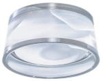 Lampa podtynkowa z akrylowym kloszem do łazienki Azzardo AZ2772 Una LED 7W 3000K IP44 9cm