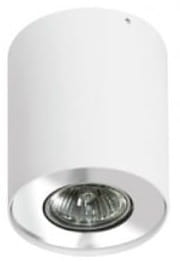 Biała tuba z chromowanym spodem bez regulacji żarówki Azzardo AZ0707 Neos GU10 12cm x 10,2cm