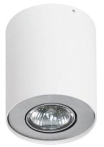 Biało aluminiowa lampa sufitowa tuba walec spot Azzardo AZ0606 Neos GU10 10,2cm x 12cm
