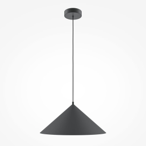 Czarna lampa wisząca stożek nad stół Maytoni MOD167PL-01B Modern E27 35cm