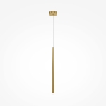 Mosiężna lampa wisząca nad stół smukły walec Maytoni MOD132PL-L6BSK Cascade LED 6W 3000K 3,5cm