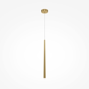 Mosiężna lampa wisząca nad stół smukły walec Maytoni MOD132PL-L6BSK Cascade LED 6W 3000K 3,5cm