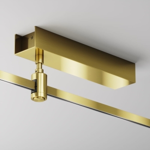 Mosiężna baza sufitowa do ukrycia zasilacza od szynoprzewodów magnetycznych Flarity Maytoni TRA156C-BB1-BS