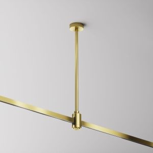 Mosiężny uchwyt do szynoprzewodów magnetycznych Flarity Maytoni TRA158C-S1-BS H34,6cm