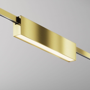 Mosiężna lampa magnetyczna do szynoprzewodów Flarity Maytoni TR151-1-12W2.7K-BS-DE Basis LED 12W 2700K 120stopni W23,2cm