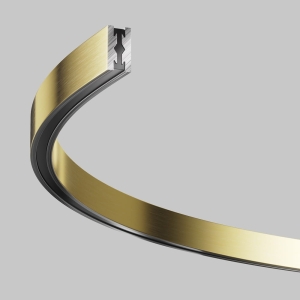 Mosiężny szynoprzewód magnetyczny łuk 80cm Maytoni TRX154-SR-D800-BS Flarity