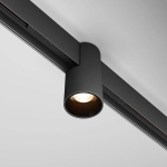 Czarna lampa tuba na szynoprzewód magnetyczny Exility Maytoni TR122-2-7W3K-B Alfa LED 7W 3000K 50stopni D5,3cm