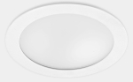 Biała okrągła wodoodporna lampa podtynkowa Leds C4 90-4886-14-M3 Vol LED 28,4W 4000K 83stopnie IP54 25,4cm