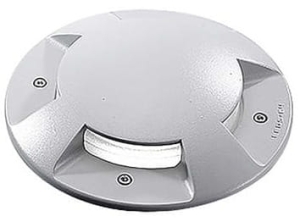 Szara zewnętrzna lampa najazdowa gruntowa Leds C4 55-9947-34-CM Xena LED 5,8W 4000K IP65 20,4cm