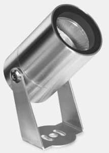 Szary zewnętrzny reflektor Leds C4 05-E154-CA-CL Thor LED 8,4W 3000K 29stopni IP66