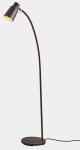 Brązowa pochylona lampa podłogowa Leds C4 25-4755-CI-23 Funk E27 130cm