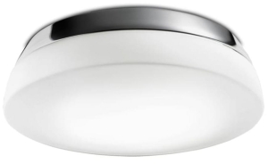 Okrągła chromowana lampa sufitowa do łazienki Leds C4 15-4370-21-F9 Dec 2xE27 IP44 35cm