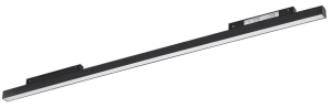 Czarny podłużny mleczny reflektor na szynoprzewód magnetyczny Alfa Azzardo AZ4850 Milky LED 36W 3000-6000K 90cm 120stopni Bluetooth