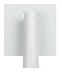 Biały regulowany kinkiet z włącznikiem Leds C4 05-6420-14-14 Gamma LED 3,1W 2700K 31stopni