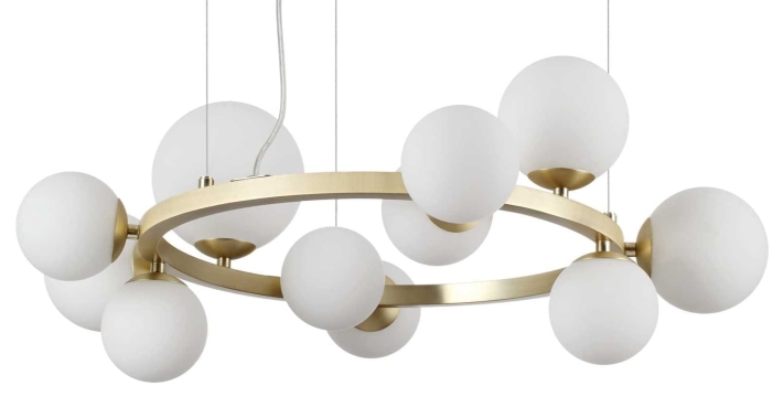 Lampa Ideal Lux Perlage  283807  mosiężny - 3b013821be7ca2d61f1b586f87549cd4