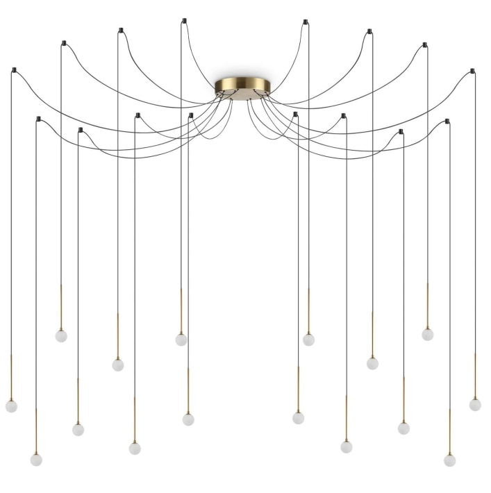 Lampa Ideal Lux Lucciola  284019  mosiężny - 5abd756cfca87a747b95d4d8e822ea5b