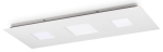 Biała prostokątna lampa sufitowa z możliwością ściemniania Ideal Lux 255934 Relax pl d090 LED 58W 3000K