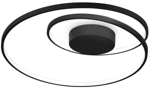 Lampa sufitowa spiralna czarna Ideal Lux 304526 Oz pl dali LED 48W 3000K