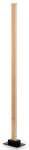 Smukła lampa podłogowa drewniana ze ściemniaczem Ideal Lux 284484 Craft pt LED 26W 3000K