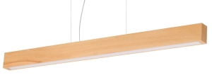 Lampa wisząca drewniana listwa na linkach Ideal Lux 284460 Craft sp LED 37W 3000K