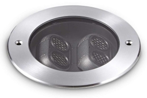 Okrągła lampa zewnętrzna gruntowa regulowana Ideal Lux 277011 Taurus pt d13 accent round LED 11W 3000K