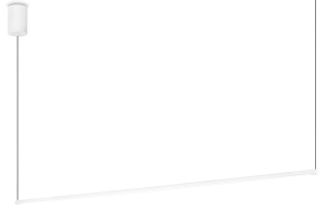 Długa biała lampa wisząca smukła listwa na linkach Ideal Lux 285085 Essence sp d126 LED 20W 3000K 126cm