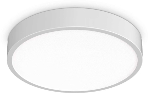 Lampa sufitowa okrągła biała plafon łazienkowy Ideal Lux 318264 Ray pl d40 LED 26W 3000-4000K 40cm