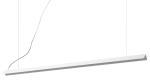 Biała aluminiowa lampa wisząca w kształcie litery V Ideal Lux 275369 V-line sp LED 20W 3000K